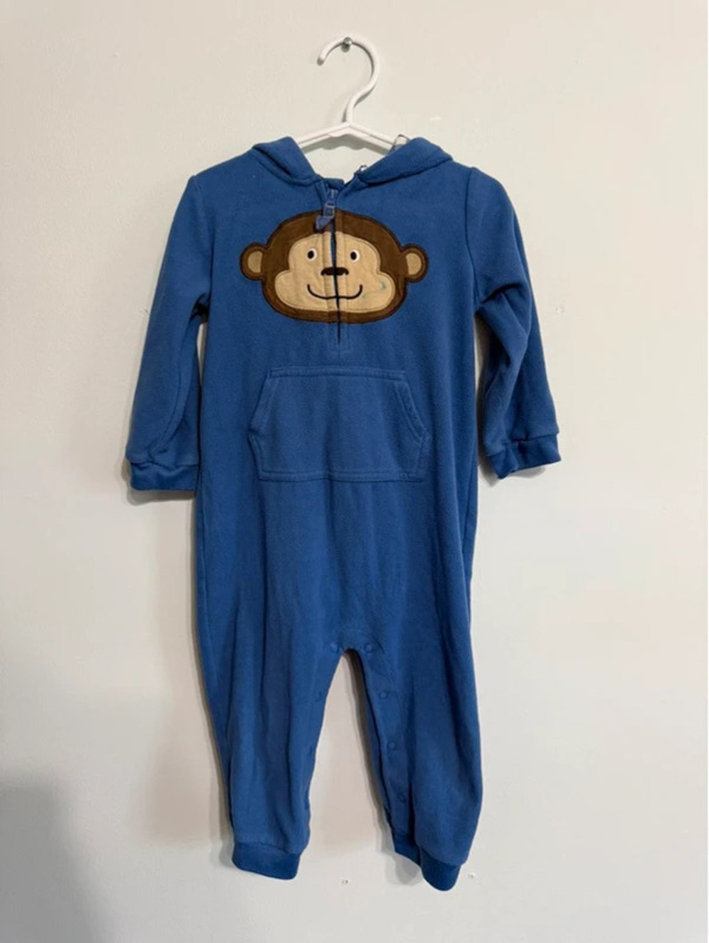 24M Carter’s Fleece Monkey Jumpsuit